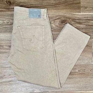 Adriano Goldschmied AG Mens Jeans 34x28 Everett Slim Straight Desert Stone